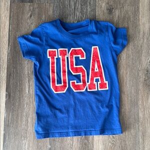 Blue USA Kids T-Shirt